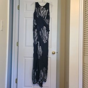 Nicole Miller Collection silk evening gown